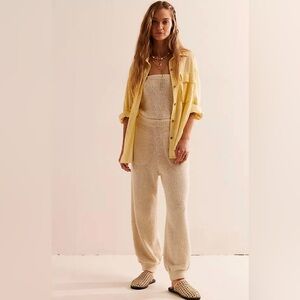 FREE PEOPLE Beach Claire One-Piece Wet Plaster SZ Large New With Tags